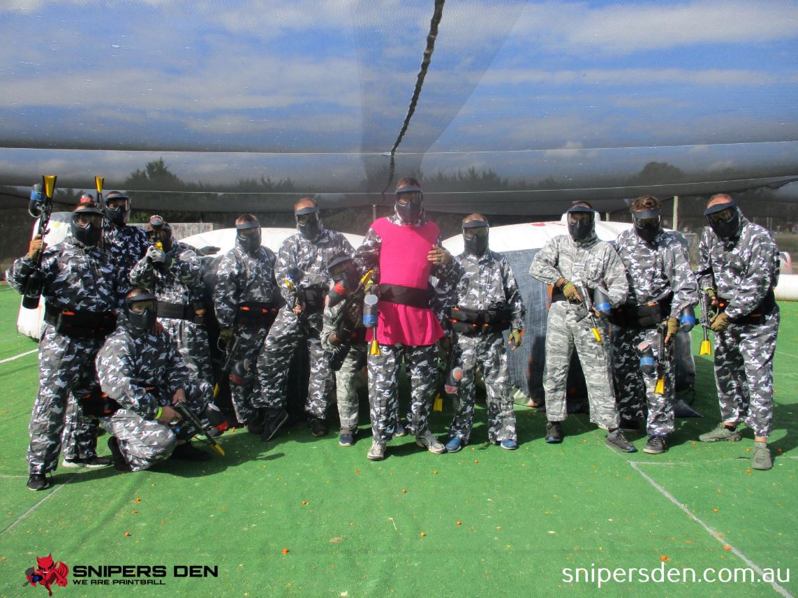 paintball bucks party group